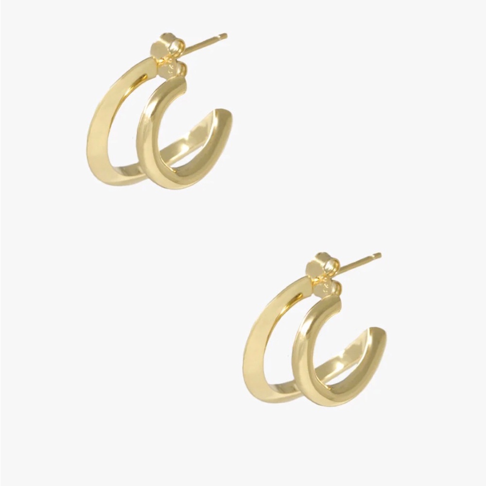Cupcakes & Cashmere The Ayesha Hoop Earrings